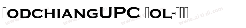 KodchiangUPC Bol字体转换